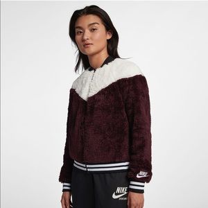 Nike Camel Sherpa Bomber